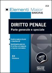 Diritto penale. Parte generale e speciale