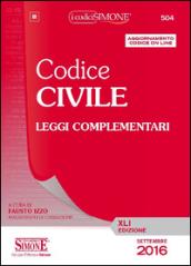 Codice civile. Leggi complementari. Con aggiornamento online