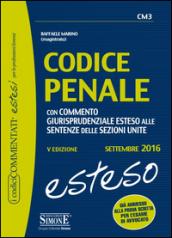 Codice penale. Con commento giurisprudenziale esteso alle sentenze delle sezioni unite