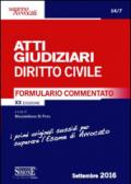 Atti giudiziari di diritto civile. Formulario commentato