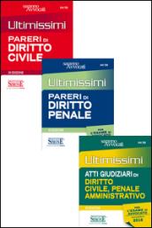 Ultimissimi pareri di diritto civile-Ultimissimi pareri di diritto penale-Ultimissimi atti giudiziari di diritto civile, penale e amministrativo