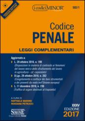 Codice penale. Leggi complementari. Ediz. minor