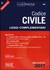 Codice civile. Leggi complementari. Con aggiornamento online