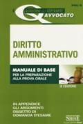 Diritto amministrativo. Manuale di base per la preparazione alla prova orale