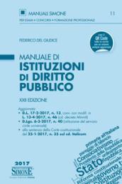 Manuale di istituzioni di diritto pubblico