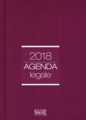 Agenda legale 2018 amaranto. Ediz. minore