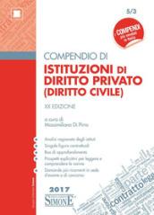 Compendio di istituzioni di diritto privato (diritto civile)