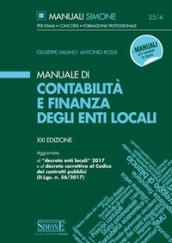 Manuale di contabilità e finanza degli enti locali