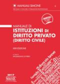 Manuale di istituzioni di diritto privato (diritto civile)