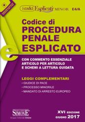 Codice di procedura penale esplicato. Leggi complementari. Ediz. minor