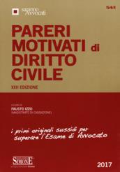 Pareri Motivati di Diritto Civile: i primi originali sussidi per superare l'Esame di Avvocato