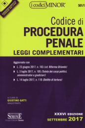 Codice di procedura penale. Leggi complementari. Ediz. minor. Con Contenuto digitale per download e accesso on line