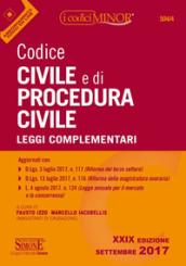 Codice civile e di procedura civile. Leggi complementari. Ediz. minor. Con aggiornamento online