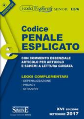 Codice penale esplicato. Con commento essenziale articolo per articolo e schemi a lettura guidata. Leggi complementari. Ediz. minor. Con aggiornamento online