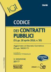 Codice dei contratti pubblici (D.Lgs. 56/2017)