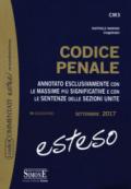 Codice penale esteso. Annotato esclusivamente con le massime più significative e con le sentenze delle Sezioni Unite