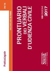 Prontuario dei verbali d'udienza civile