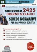 Concorso 2425 dirigenti scolastici. Schede normative per la prova scritta