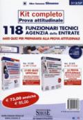 Concorso 118 Funzionari Tecnici Agenzia delle Entrate. Kit completo prova attitudinale. 6600 quiz per prepararsi alla prova attitudinale