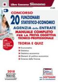 CONCORSO 20 FUNZIONARI STATISTICO-ECONOMICI AGENZIA DELLE ENTRATE