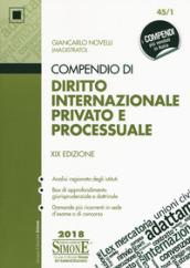 Compendio di diritto internazionale privato e processuale