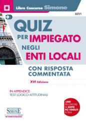 Quiz per impiegato negli enti locali