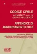 Codice civile annotato con la giurisprudenza. Appendice di aggiornamento 2018