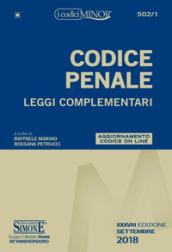 Codice penale. Leggi complementari. Ediz. minor