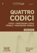 Quattro codici. Ediz. minor