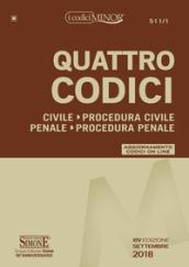 Quattro codici. Ediz. minor