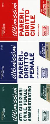 Ultimissimi pareri di diritto civile-Ultimissimi pareri di diritto penale-Ultimissimi atti giudiziari di diritto civile, penale e amministrativo