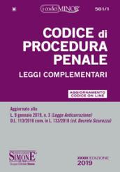 Codice di procedura penale. Leggi complementari. Ediz. minor. Con espansione online