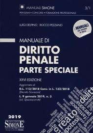 Manuale di diritto penale. Parte speciale