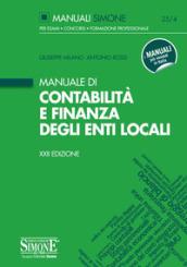 Manuale di contabilità e finanza degli enti locali