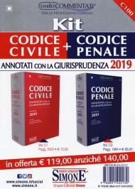 Kit Codice civile + Codice penale annotati con la Giurisprudenza
