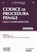 Codice di procedura penale. Leggi complementari. Con aggiornamento online
