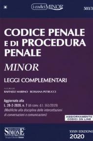 Codice penale e di procedura penale. Leggi complementari. Con aggiornamento online