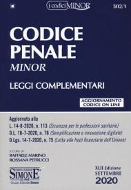 Codice penale. Leggi complementari. Ediz. minor