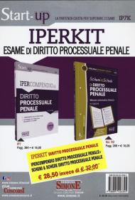 Iperkit esame di diritto processuale: Ipercompendio diritto processuale penale-Schemi & schede di diritto processuale penale