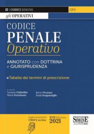 Codice penale operativo. Annotato con dottrina e giurisprudenza. Tabelle dei termini di prescrizione