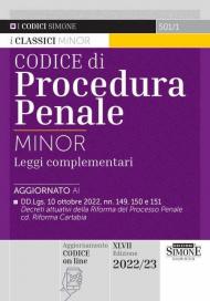 Codice di procedura penale e leggi complementari. Ediz. minor