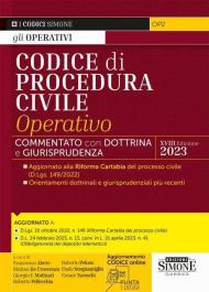 Codice di procedura civile operativo. Annotato con dottrina e giurisprudenza. Con aggiornamento online