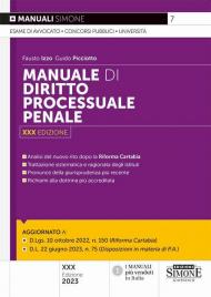 Manuale di diritto processuale penale. Analisi del nuovo rito dopo la Riforma Cartabia