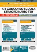 Kit concorso scuola straordinario Ter. Manuale completo+Quiz commentati. Con espansione online. Con software di simulazione