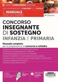 526/22 - Manuale Disciplinare Concorso Insegnante di Sostegno Infanzia e Primaria - Manuale completo per la preparazione ai concorsi a cattedra