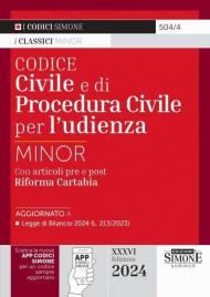 Codice civile e di procedura civile per l'udienza. Ediz. minor. Con QR-Code