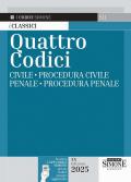 Quattro codici: Civile-Procedura civile-Penale-Procedura penale. Con app Codici Simone per un codice sempre aggiornato