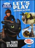 Let's play with Dragons and friends. Dreamworks fun with English. Con adesivi