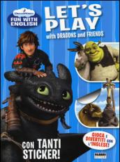 Let's play with Dragons and friends. Dreamworks fun with English. Con adesivi