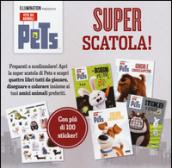 Pets vita da animali. Super scatola. Ediz. a colori. Con Adesivi: 1